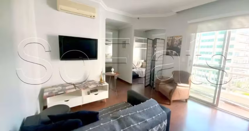 Quality bela cintra, apto disponível para locação contendo 48m², 1 dormitório e 1 vaga de garagem.