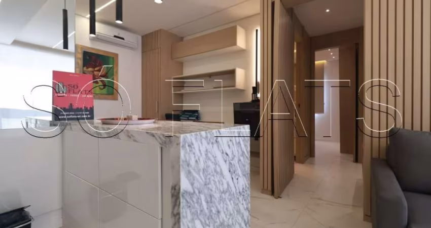 Flat Nobile Suítes, disponível para venda com 44m², 1 dormitório e 1 vaga
