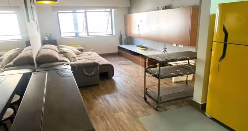 Flat disponível para locação próximo a faria lima, av 9 de julho e faculdades fmu.