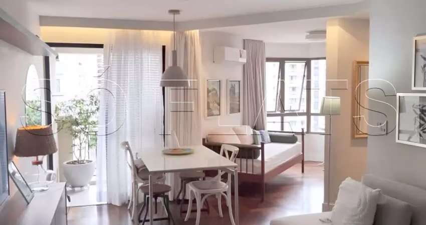Flat estanconfor moema, apto disponível para venda com 57m², 02 dorms e 01 vaga
