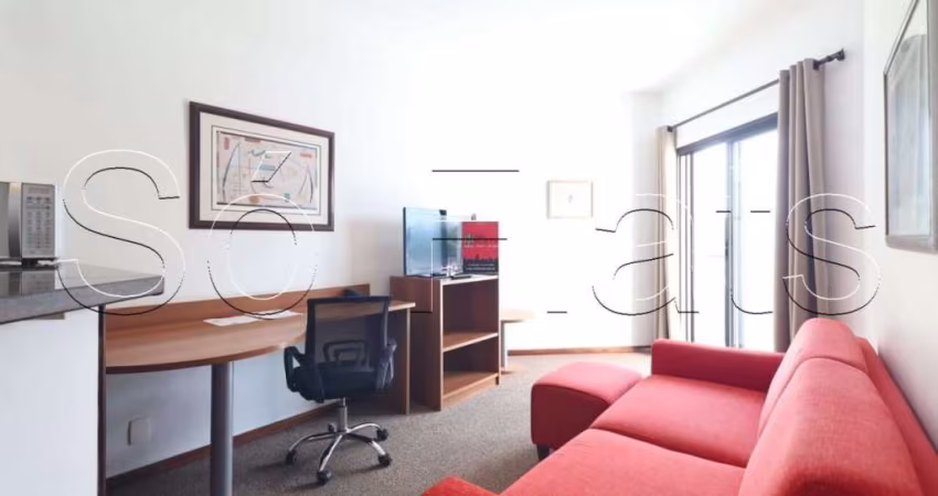 Apartamento no Space Valley disponível para locação com 36m², 1 dormitório e 1 vaga de garagem