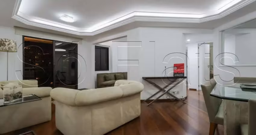 The Sutton House, flat para locação de alto padrão, com 03 dormitórios, próximo a Av. Ibirapuera.