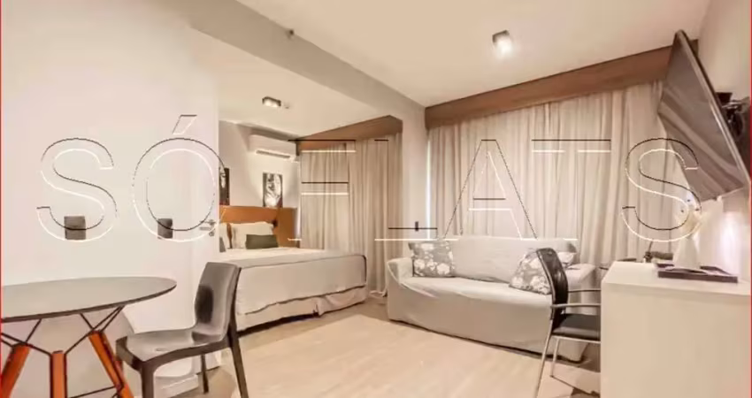 Flat grand mercure itaim disponível para venda com 35m², 01 dormitório  e 01 vaga de garagem
