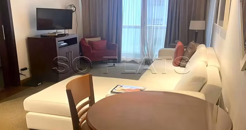 Flat george v itaim para venda, com 57,65m², 1 dormitório e 1 vaga de garagem