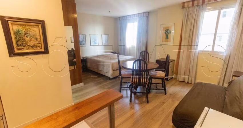 Flat Wyndham São Paulo Paulista disponível para venda com 27m², 1 dormitório e 1 vaga de garagem