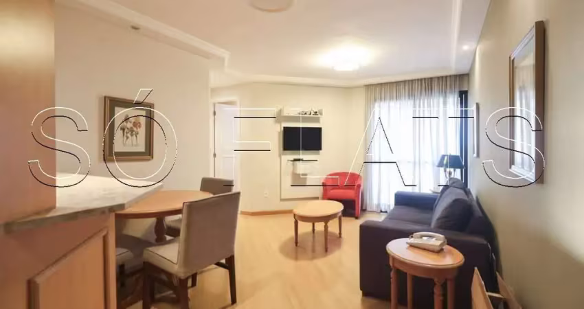 Flat no estanconfor moema com 2 dormitórios disponível locação próx da av dos bandeirantes.