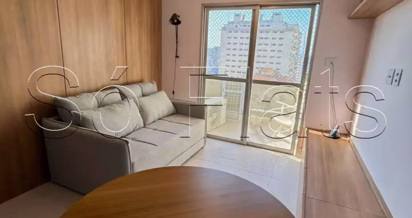 Apto no plaza concord disponível para locação com 37m², 1 dormitório e 1 vaga de garagem.