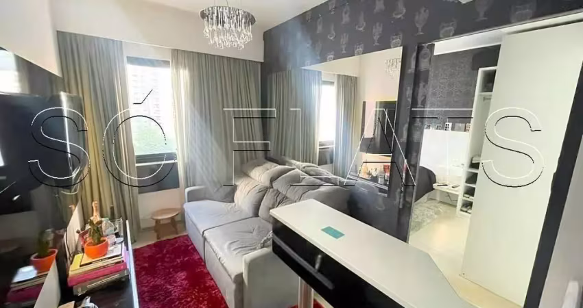 Apto slaviero moema disponível para locação com 26m² e 01 vaga de garagem