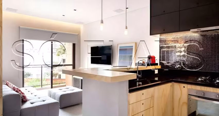 Flat contemporâneo, disponível para venda com 57m², 01 dorm e 01 vaga