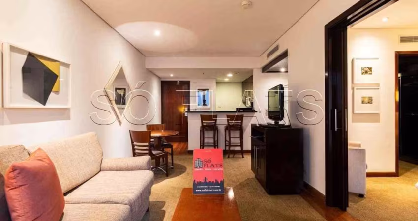 Flat George V Itaim disponivel para venda, com 60m², 1 dormitório e 1 vaga de garagem