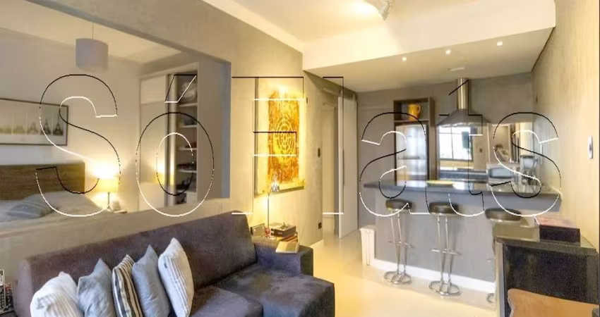 Apto no Le Bougainville com 57m², 1 dorm e 1 vaga de garagem, disponível locação em Alphaville.