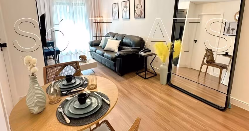 Flat Estanplaza Nações Unidas, disponível com 45m², 01 dormitório e 01 vaga de garagem