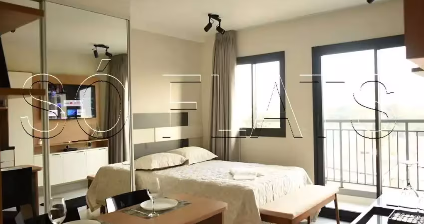 Studio is moema, studio disponível para locação, contendo 32m² e 1 dormitório.