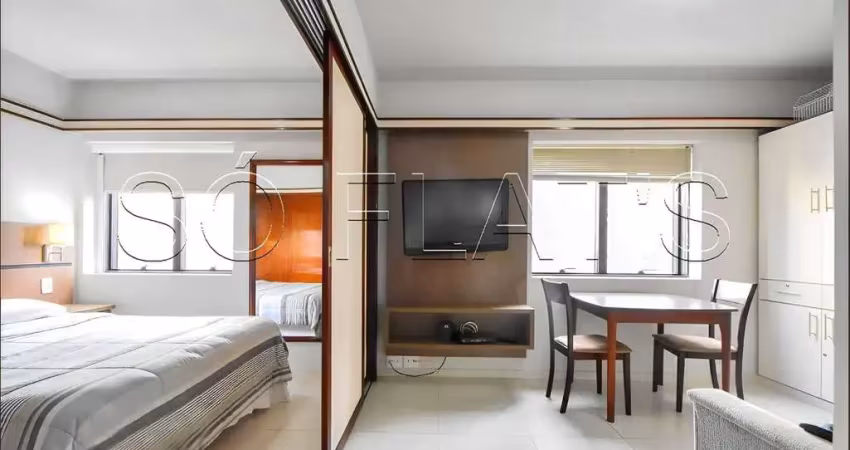 Flat Bristol The Time disponível para venda com 31m², 01 dormitório e 01 vaga de garagem