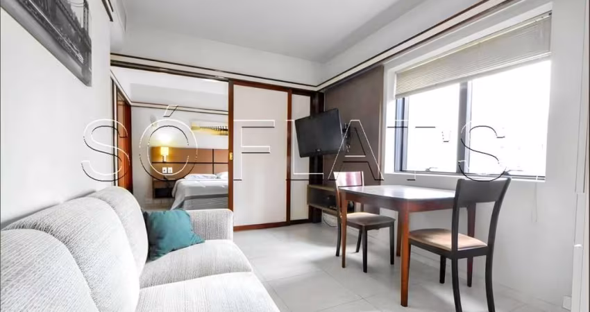 Flat Bristol The Time disponível para venda com 31m², 01 dormitório e 01 vaga de garagem