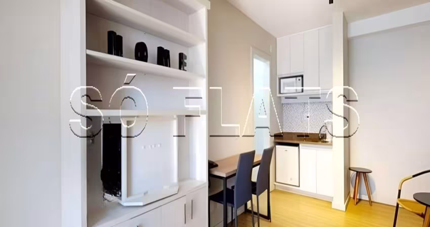Apto Grand Mercure Itaim disponível para locação com 35m², 01 dormitório e 01 vaga de garagem.