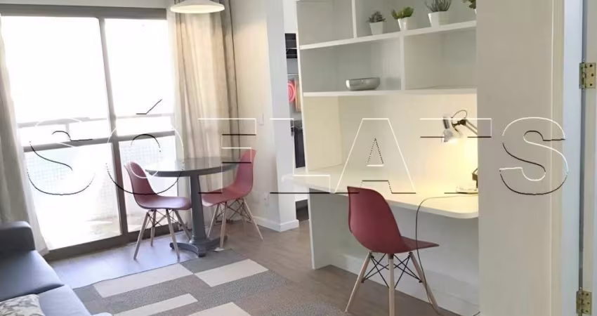 Apto disponível para locação contendo 48m², 1 dorm e 1 vaga a menos de 100 metrôs da Av Paulista.