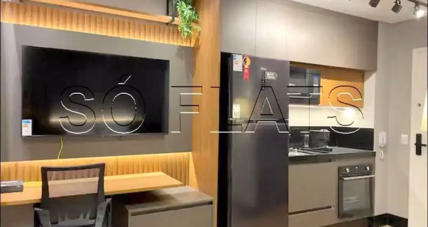 Residencial viva benx vila olímpia, apto disponível para locação contendo 25m² e 1 dormitório