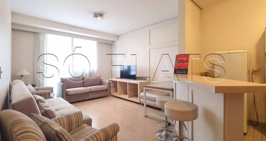 Sequoia com 56m², 1 dormitório e 1 vaga, disponível para locação em Alphaville.