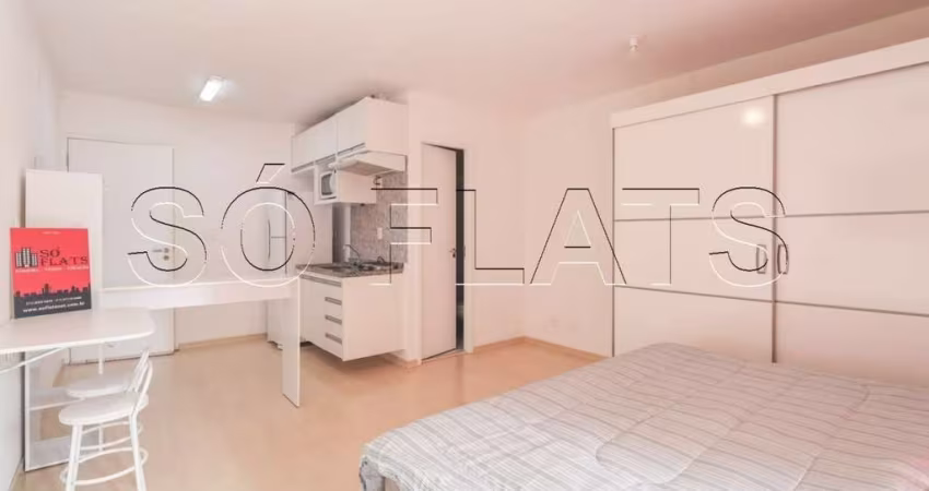 Residencial Vibe Republica, studio disponível para locação com 30m² e 01 dormitório.