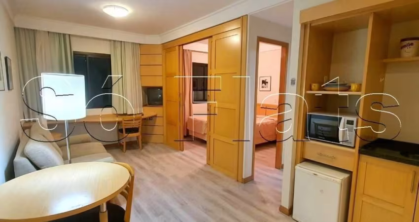 Flat na Vila Mariana disponível para locação, próximo ao Hospital São Paulo e ao Metrô.