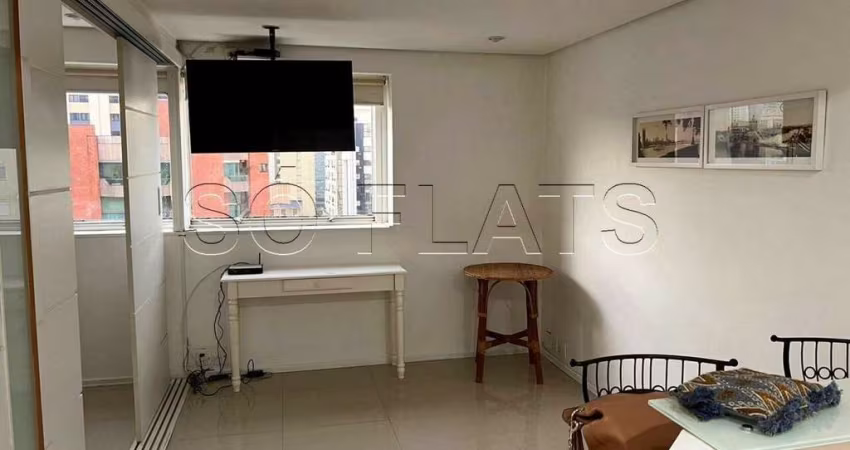 Apto no Le Premier disponível para locação com 29m² e 01 vaga de garagem.