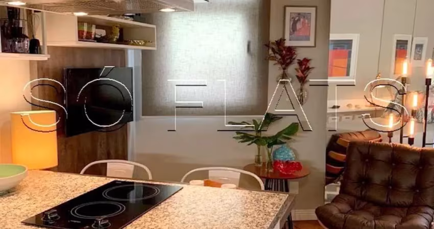 Flat no studio avanhandava, disponível para locação contendo 27m² e 01 dormitório.