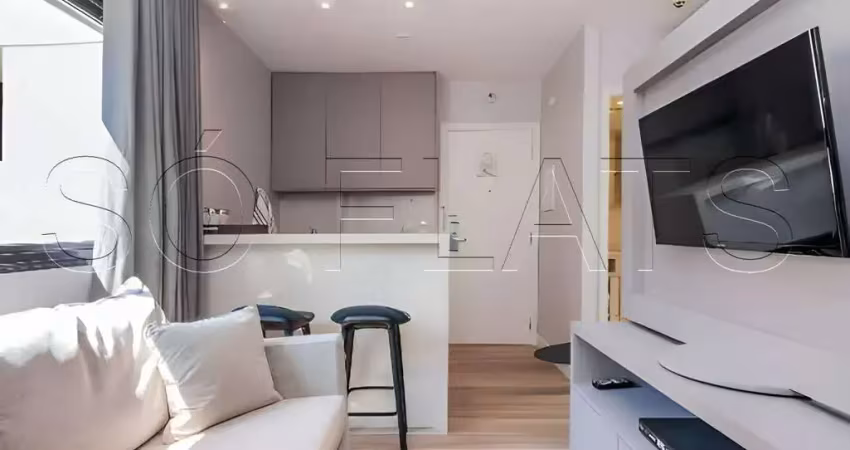 Flat transamérica bela cintra disponível para venda com 26m², 1 dormitório e 1 vaga de garagem