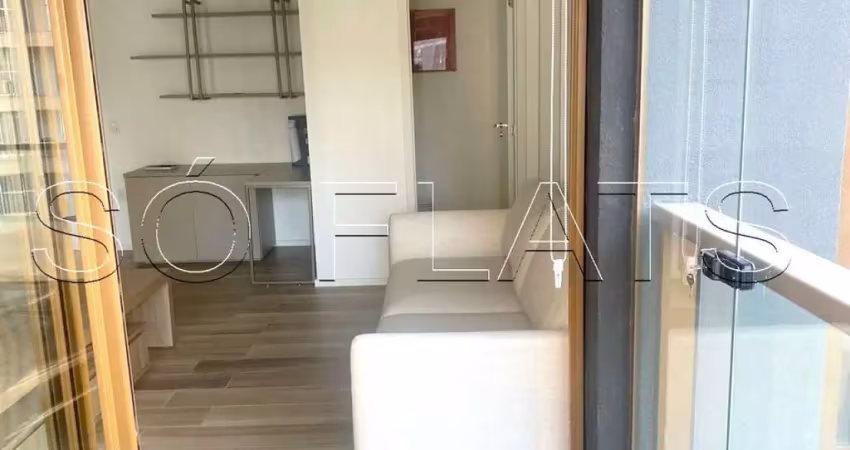 Flat no d'oru vila nova conceição contendo 46m², 1 dormitório e 1 vaga disponível para locação.