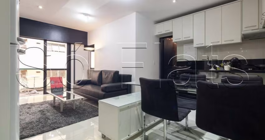 Apto Plaza Regency 1 dorm próximo da Av. Paulista e Pq Trianon disponível locação.