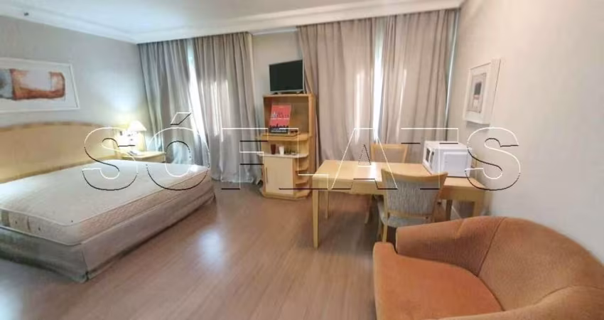 Flat em Higienopolis totalmente mobiliado com 28m² à venda.