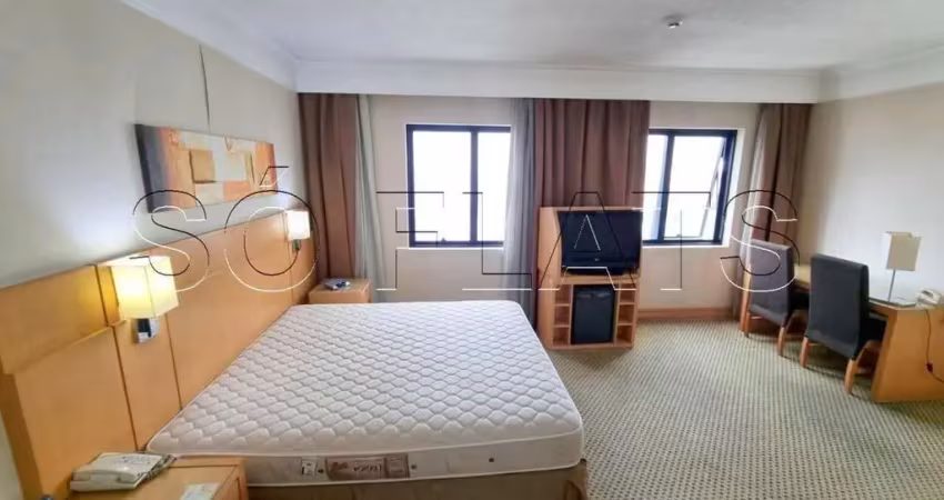 Apto disponível para locação no slaviero guarulhos próx ao aeroporto contendo 28m², 1 dorm e 1 vaga.