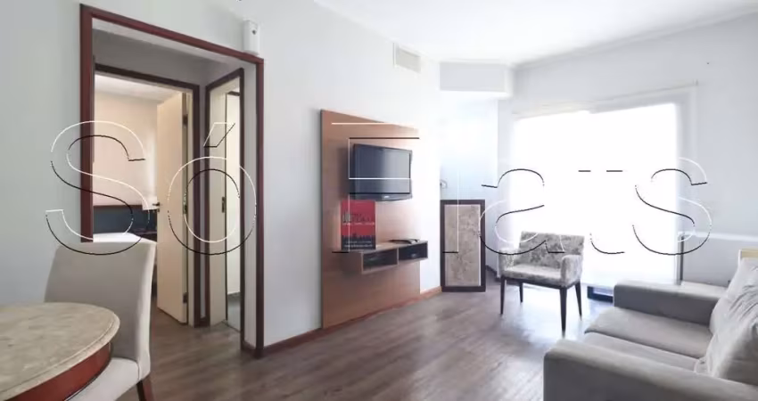 Apto para locação com 1x dormitório 40m² na rua do shopping center 3. ao lado da av. paulista.