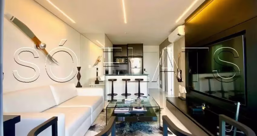 Residencial parque jockey, flat disponível para locação contendo 57m², 1 dormitório e 1 vaga.
