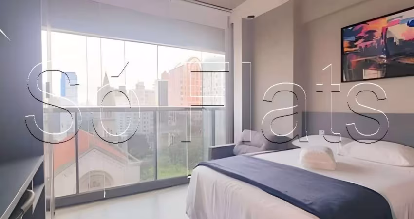 Flat no On Lorena disponível para locação com 23m² e 1 dorm. localizado ao lado da Av 9 de Julho.