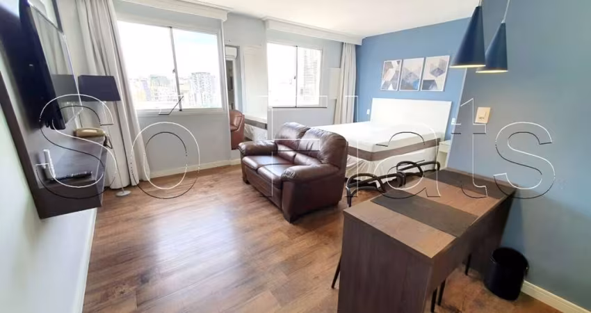 Flat Mercure Vila Olímpia disponível para venda com 25m², 1 dormitório e 1 vaga de garagem
