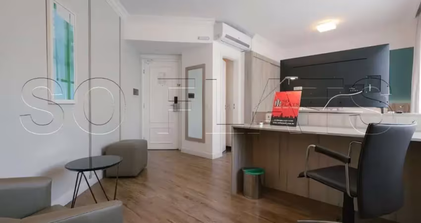Flat radisson oscar freire disponível para venda com 32m² e 01 vaga de garagem