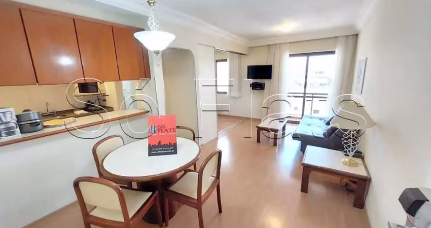 Centrak park - flat totalmente mobiliado e com serviços.