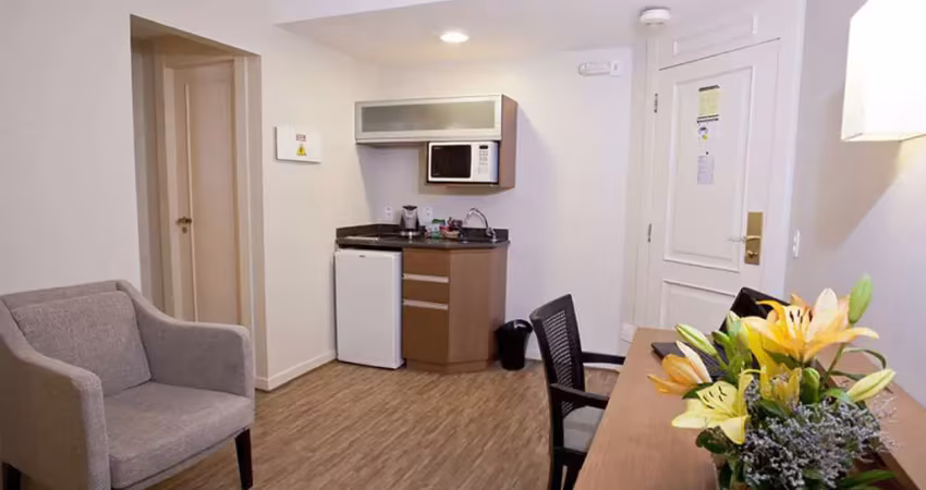 Flat mobilidado na vila nova conceição disponível à venda.