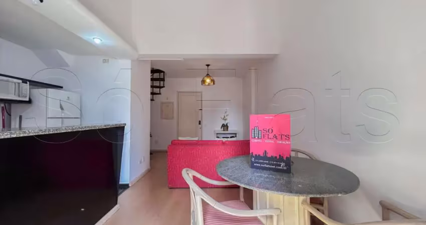 Flat para locação próximo a av. ibirapuera, rubem berta, indianópolis e metrô moema