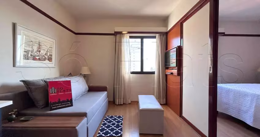 Flat disponível para locação na al. lorena, próximo ao shopping pamplona e av. 9 de julho