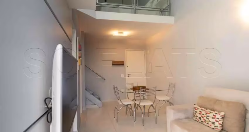 Flat à venda no the blue loft , com 47 m², 1 dormitório, 1 vaga totalmente mobiliado.