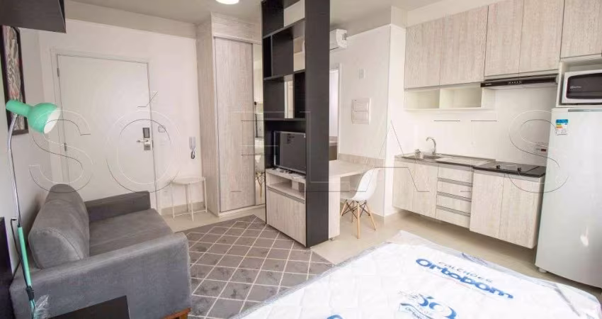 Atrium Augusta 24m², 1 dormitório, 1 vaga para locação na Bela Vista todo mobiliado aceita pet.