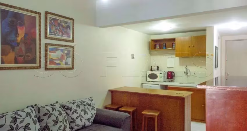 FLAT NA VILA MARIANA - WALDORF TOTALMENTE MOBILIADO E COM SERVIÇOS.