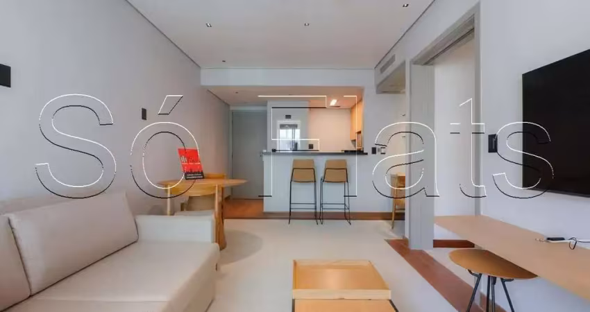Flat george v itaim disponivel para venda, com 60m², 1 dormitório e 1 vaga de garagem