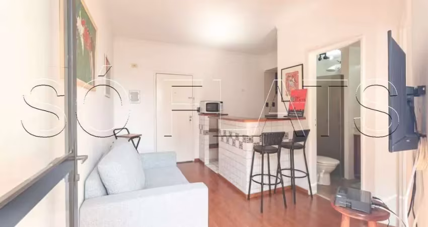 Flat moema studio disponível para venda com 40m², 1 dormitório e 1 vaga de garagem