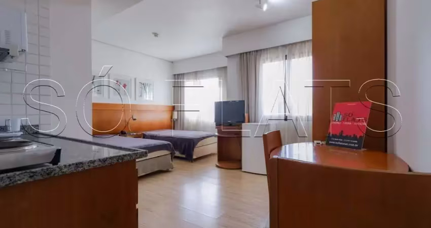 Flat em moema para locação próximo a faculdade anhembi morumbi,  av. helio pellegrino e sto amaro