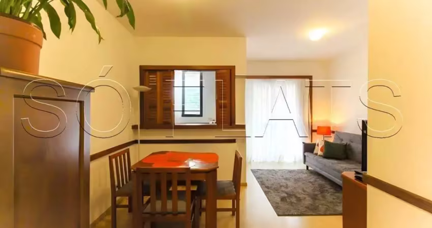 Flat para locação em Pinheiros estilo residencie, prox ao Metrô Oscar Freire e hospital das Clinicas
