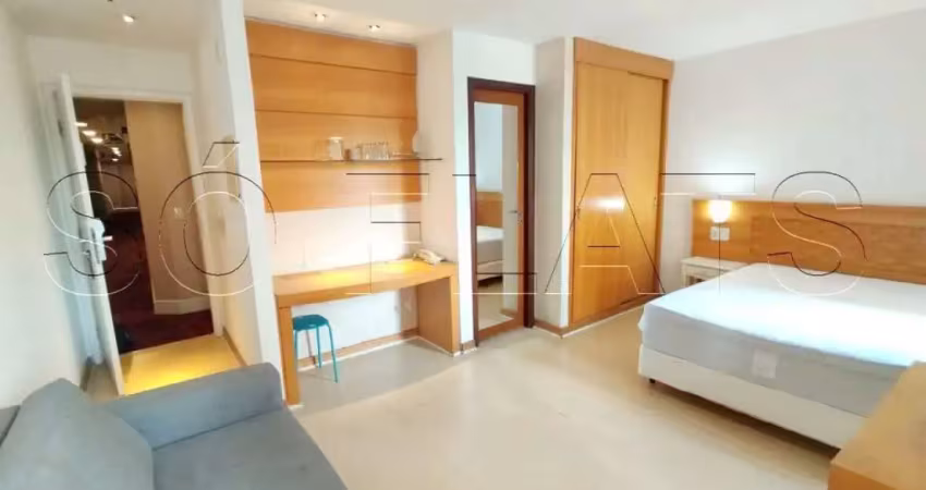 Executive flat one vila olímpia, flat  entre as avs. faria lima e sto. amaro, excelente localização.