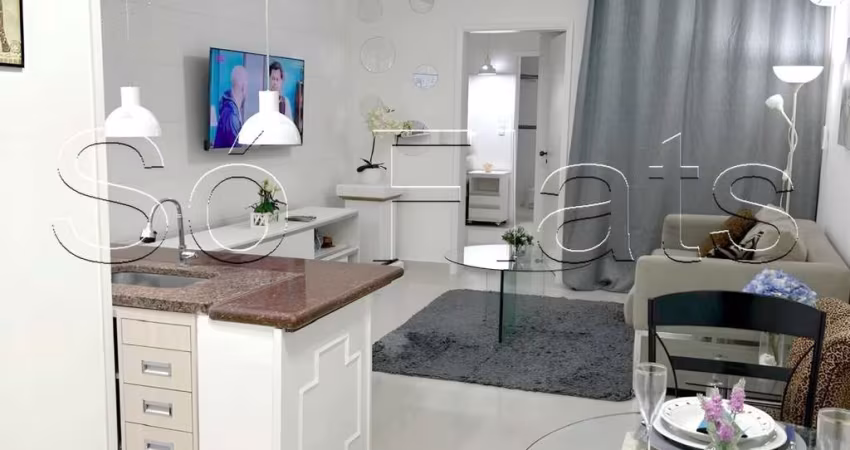 Apto a duas quadras da Av. Paulista, na parte mais arborizada dos Jardins, disponível para locação.